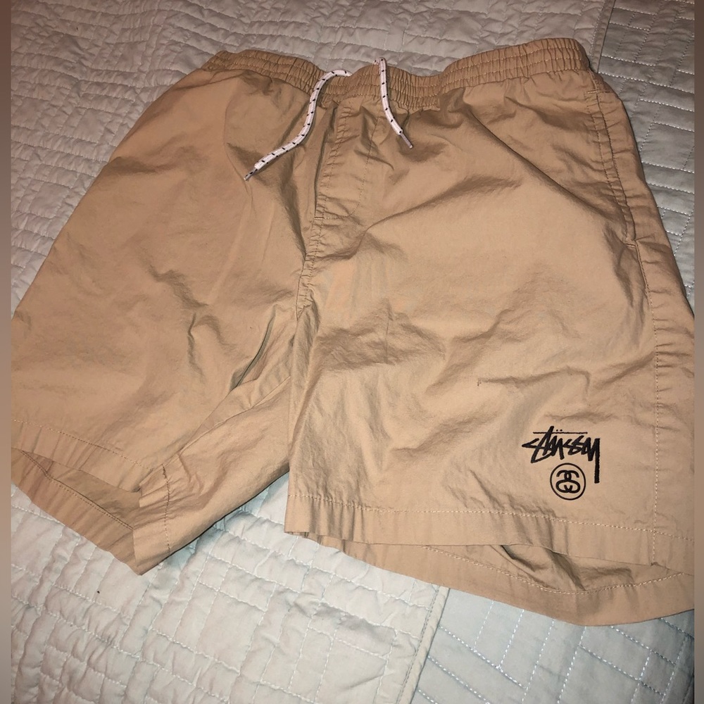 Khaki Stussy Shorts